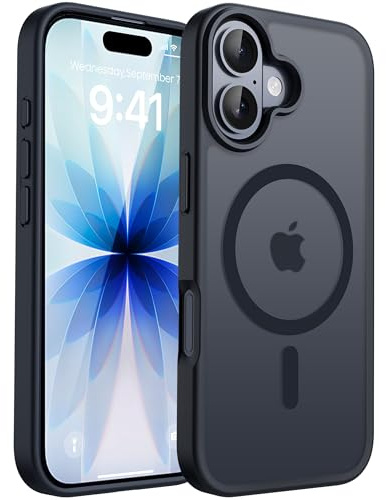 CACOE für iPhone 17 Hülle mit Militärschutz für MagSafe Handyhülle | für iPhone 17 Case,Transluzente Matte,37×N52 Magnete,12 Fuß Fallschutz,2400 GS Magnetkraft,Erhöhter Kameraschutz