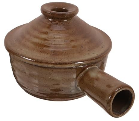 VALICLUD Cacerola De Cerámica Con Tapa, Resistente Al Calor, Apta Para Microondas y Horno, Tamaño Pequeño, Utensilio De Cocina Doméstico Para Guisos y Sopas, Adecuado Para Uso Diario