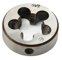 Filiere per riparazione filetti Filiera for tubi filiera rotonda 1/8G1/4 pollici 1 minuto 2 minuti 3 minuti 4 minuti 5 minuti 6 minuti 1 pollice(3/8-19)
