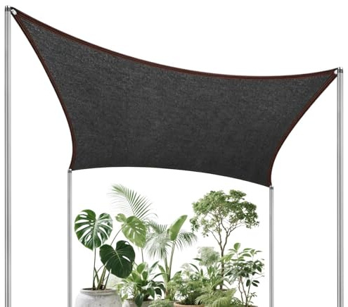 Telo Ombreggiante Esterno 9,8x2,0 mt Rete con Occhielli | Tenda Ombreggiante per Terrazzo Balcone Giardino Cuccia Pollaio Serra Portico