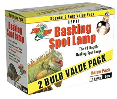 Zoomed SL2-60e Repti Basking Spot lampa värdepaket, 2 x 60 W