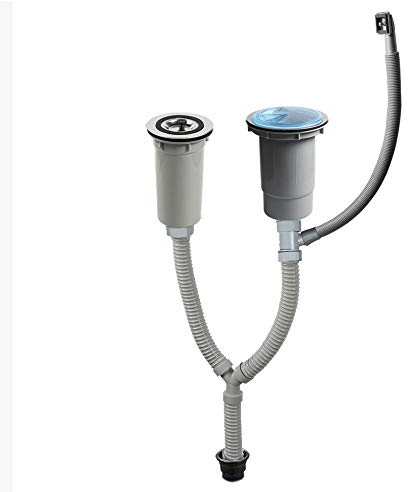 talea cucina lavandino doppio kit & trappola filtro per lavello con troppopieno