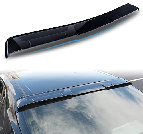 JOYOTO M Style Rear Window Visor Top Wing Roof Spoiler Deflector for 8TH Toyota Camry LE SE XSE XLE Hybrid 2018-2025, Glossy Black