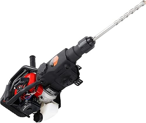 Benzin Abbruchhammer,2 Stroke 32.7CC Hochleistungs-Betonbrecher mit Spitzmeißel, Abbruchbohrmaschinen Schlaghammer Stemmhammer Meißelhammer für Beton Ziegeln