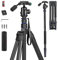 Stativ Kamera Manbily 188cm 74 Dreibein stative Leichtes Kompaktstativ 360° Kugelkopf mit Griff für DSLR Kamera Einbeinstativ Reisestativ aus Aluminium 1/4'' Gewinde Projektor Video Fotostativ Vlog