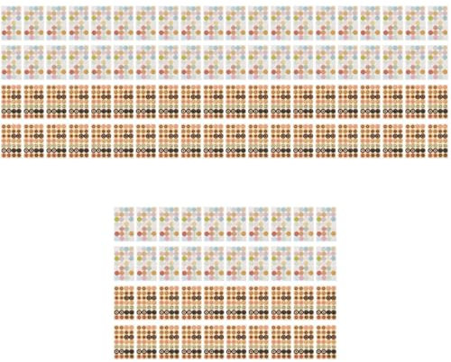 MAGICLULU 120blätter Kreative Lochaufkleber Für Lose Selbstklebende Reparaturetiketten Bunten Farben Zur Verschönerung Und Reparatur Von Notizen Und Scrapbooks