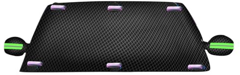 weiting Couverture de Neige de Pare-Brise, Couverture de Pare-Brise de Voiture pour la Glace et la Neige | Housse de Protection Contre Le Gel pour Pare-Brise Oxford magnétique - Couverture antigel