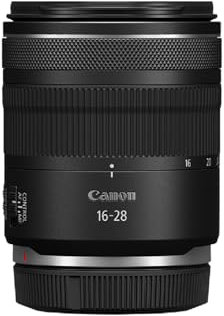 Canon Lens RF 16-28mm F2.8 IS STM - Ultra-wide Zoom Camera Lens with 5.5-stop Optical Image Stabilizer for Landscapes & Travel Photography | Canon EOS R System Compatible Camera Lens