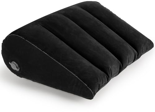 USHMA Aufblasbares Keilkissen für Reisen, tragbares aufblasbares Reise-Keilkissen zum Schlafen im Bett, schnelles Aufblasen und Luftablassen, aufblasbares Bett, ideal für Zuhause, Reisen und Outdoor