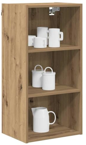 vidaXL Hängeschrank Artisan-Eiche 40 x 29,5 x 80 cm Holzwerkstoff