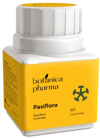 Botanicapharma Pasiflora 500 Mg Suplemento a Base de Hierbas - 1 Bote - 60 comprimidos - Ayuda para dormir