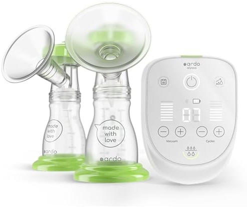 Ardo Alyssa Double elektrische Doppelmilchpumpe - sanft, sicher und leise - mit Akku, App-Steuerung, Power Pumping - Schweizer Qualität