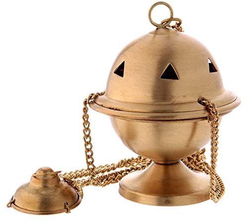 Holyart Encensoir Laiton doré Mat h 10 cm