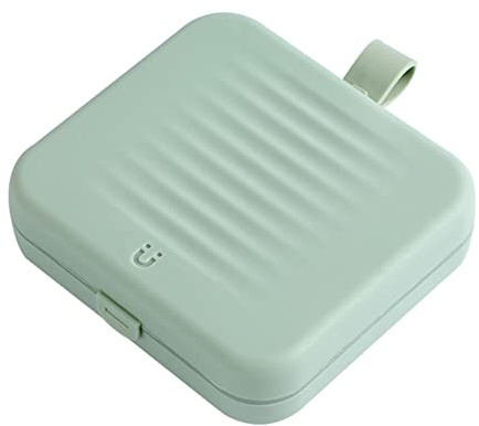 Mini-Nähsets, Nähset Nähzubehör Set mit Magnetische Aufbewahrung Box, Nähzeug Nähkästchen Nähbox Mini Nähset Zubehör für Reise Haushalt Notfall - Grün