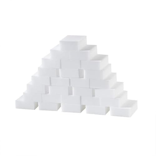 HUFFA Esponja mágica de 100x70x30mm, Borrador de Esponja de melamina Blanca, Esponja de Limpieza for Cocina, Oficina, baño, Herramientas de Limpieza