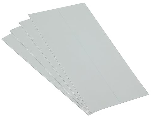 PATIKIL 6.5 Polarisierte Folie Blätter 4 Packung Kleber Polarisator Linearer Polfilter 7.9x15.1cm für Bildschirm Fotografie Beleuchtung 90°