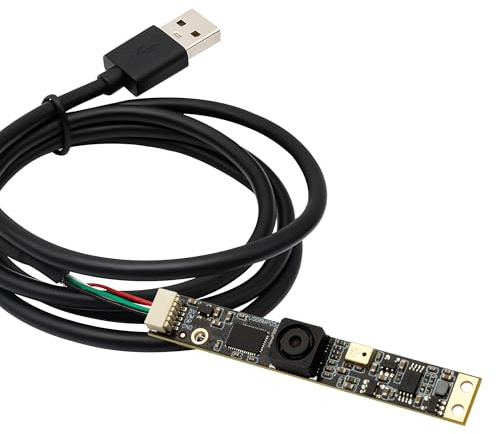 Svpro 8MP USB-Kamera mit Mikrofon für Computer, UVC Lightburn, Festkamera, integriertes Mikro-Videomodul für Windows, Linux, Android, Mac OS