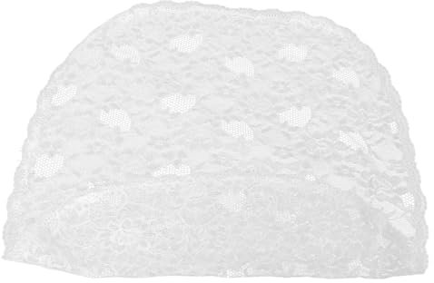 VINTORKY Embroidered Bridal Veil Für Frauen Elegante Hochzeitskopfbedeckung Aus Floraler Spitze Kurze Mantilla Für Vintage-inspirierte Feiern Für Verschiedene Hochzeitsthemen