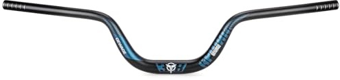 GEWAGE cykelriserstyre i lätt aluminiumlegering, längd 780 mm, passar 31,8 mm styrstam, perfekt för mountainbikes, landsvägscyklar och hybridcyklar med flera grepp- och körpositioner. (120mm rise(BL))