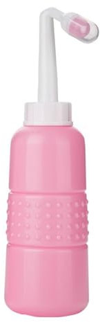 Mom Peri Bouteille pour soins post-partum, bidet de voyage portable pour femme, nettoyeur pour la récupération du périnée (rose, 500 ml)