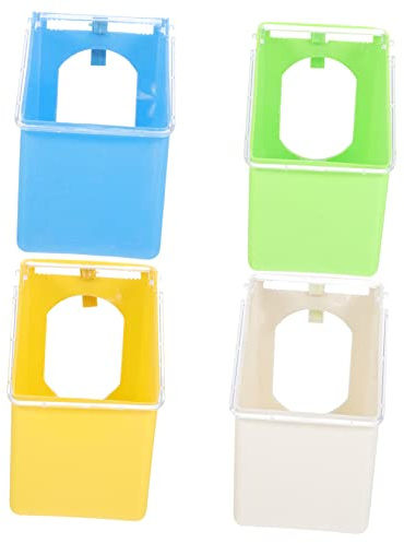 TOYANDONA Mangiatoia Sospesa per Piccioni Contenitore per e 4 Facile da Installare e Resistente Accessorio per Uccelli da