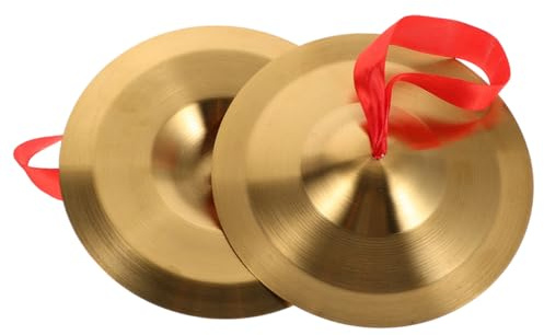 Milisten Platillos De Aleación De Mini Platillos De Mano Instrumento Músical De Percusión para Batería De Mano De Rendimiento De para Batería