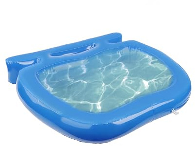 Yjkedfh Bassin De Lavage De Pieds pour Piscine - Bassin Léger De Nettoyage des Pieds,Bac Léger Portable pour Hygiène Préparation Entrée Piscine Arrière-Cour Extérieur