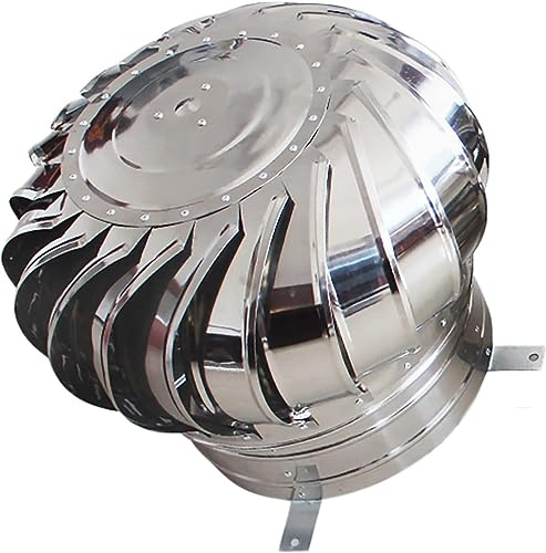 Cappuccio rotante per comignolo, Copertura girevole for camino in acciaio inossidabile 304 da 100 a 300 mm(160mm/6.2in)