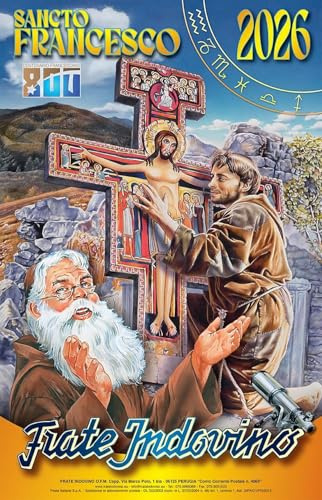 CALENDARIO FRATE INDOVINO 2026 SANCTO FRANCESCO