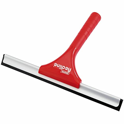 Draper Redline Window Cleaning Equipment | 250 mm Rubber Blade Squeegee | Plastic Handle Window Cleaner | 68427