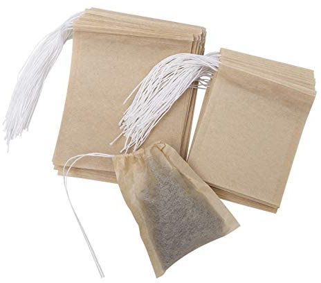 200tlg. Teebeutel feine Teefilter Einweg Teabag für lose Blatt Tee (70mm X 90mm und 55mm X 70mm)