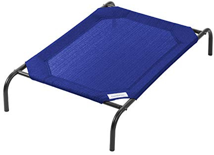 Coolaroo Original erhöhtes Hundebett – atmungsaktives, bodenfreies Haustierbett mit kühlendem Stoff, Gelenkentlastung und feuchtigkeitsbeständigem Stoff, 100% recycelbar, leicht zu reinigen