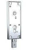 serratura per basculante/garage senza cilindro interasse 60 mm