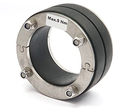 WITTKOWARE 100mm Mauerdurchführung für 1 Kabel/Rohr, geteilt, 1x 55 bis 65mm
