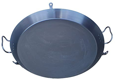 Schwenkgrill Pfanne Helmensdorfer Eisenpfanne gebläut 45 cm Paellapfanne