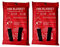 Toneeko Lot de 2 grandes couvertures anti-feu - Protection ignifuge et isolation thermique pour cuisine, cheminée, barbecue, voiture, camping (1,8 x 1,8 m)