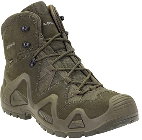 LOWA M Zephyr GTX Mid Tf Grün - Gore-Tex Robuster komfortabler Herren Gore-Tex Einsatzstiefel, Größe EU 42 - Farbe Ra