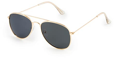 Kiddus Gafas de Sol Estilo Aviador para niña, chica, niño, chico a partir de 10 años. Protección 100% contra rayos ultravioleta UV400. Polarizadas.