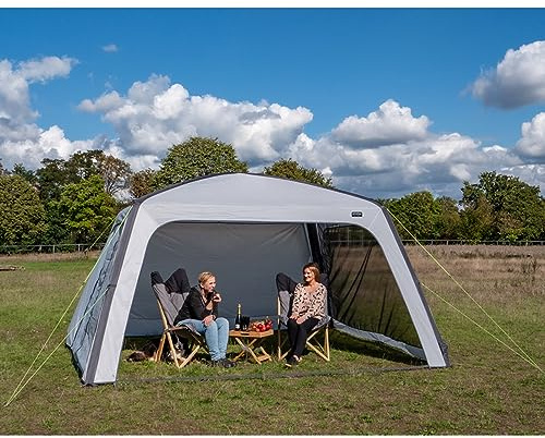 Linosa Tonnelle gonflable avec parois latérales - Tente de jardin - Tente de réception - 250 x 250 cm