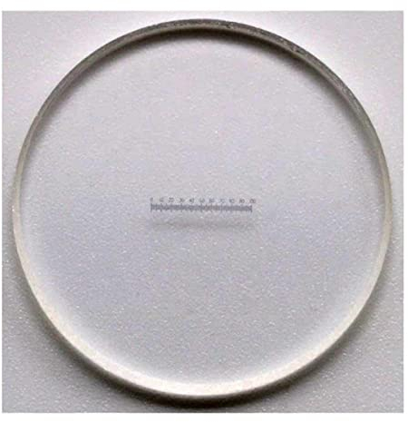 Mikroskop-Zubehör, Durchmesser 19 mm, C4 DIV 0,05 mm, Mikroskop-Okular-Mikrometer, Haltbarkeit und zuverlässige Leistung