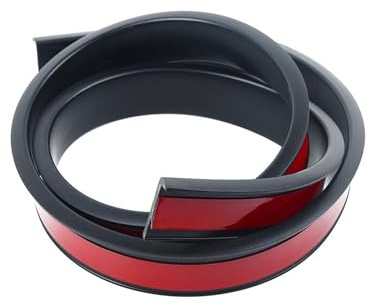 FIXCOR Tira Protección Universal para Guardabarros Embellecedor Arco Rueda Coche De 150x3,8 Cm Piezas Exteriores Goma Tira Anticolisión