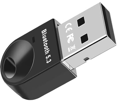 Adaptador Bluetooth USB 5.3, Adaptador Bluetooth PC Bluetooth USB Dongle Transmisor y Receptor