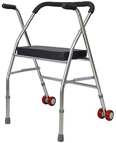 Rollator Walker mit Sitz für Senioren - Leichtes Gehgestell für ältere Erwachsene - Senior Yearn für Rollator Walker