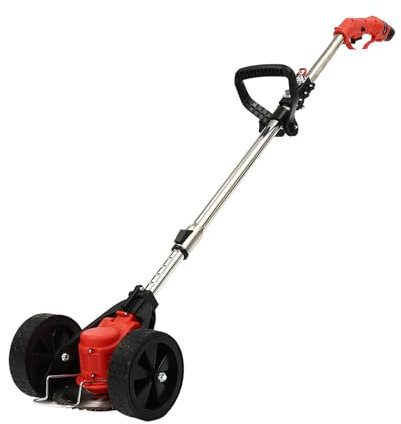 Desbrozadora Batería, Electrica Retráctil Cortacésped con 3 Tipos Cuchilla y Batería, Plegable Exterior Potente InaláMbrica Cortacesped para Césped, Jardinería, Poda de Huertos