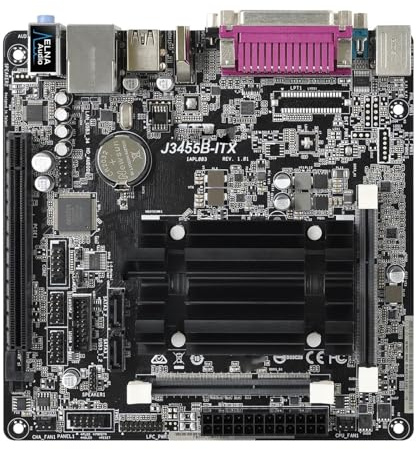 Cartes mères d'ordinateur Carte mère Mini-ITX Fit For ASROCK J3455b-ITX, processeur Intel Quad-Core J3455, DDR3 16 Go, carte graphique Intel HD Graphics 500 intégrée, USB 3.1 Cartes mères d'ordinateur