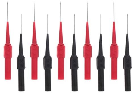 QUMIIRITY 10Pcs Multimeter Test Probes Needle Pin Replacement for Electrical Testing with High Conductivity Accurate Measurement