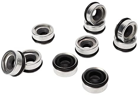 Qqmora Kit de Sello de Eje de Compresor de CA, Sello de Aceite de Goma Duradero para Compresor de CA 507, Reemplazo Ideal para Taller de Reparación de Aire Acondicionado