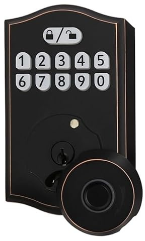 Zinc Alloy Fingerprint Lock Keypad Smart