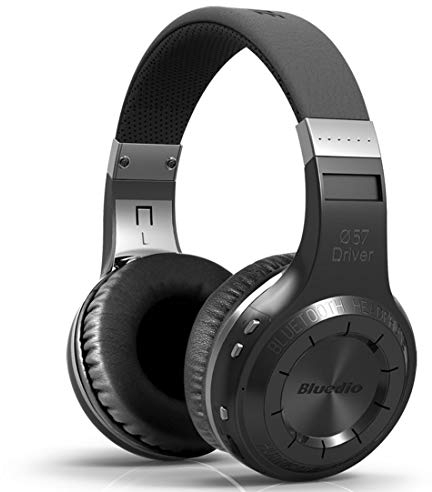 Bluedio HT Casque Bluetooth sans Fil, Casque sans Fil 5.0 avec Fonction Cloud/contrôle de la Voix, Ultra Léger Casque Bluetooth Supra-auriculaire (sans Fente pour Carte Micro SD/Radio FM) (Noir)