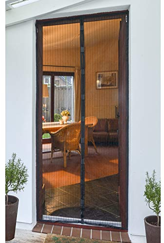 Haushalt International Fliegengitter für Türen mit Magnetverschluß 210x100cm 61503